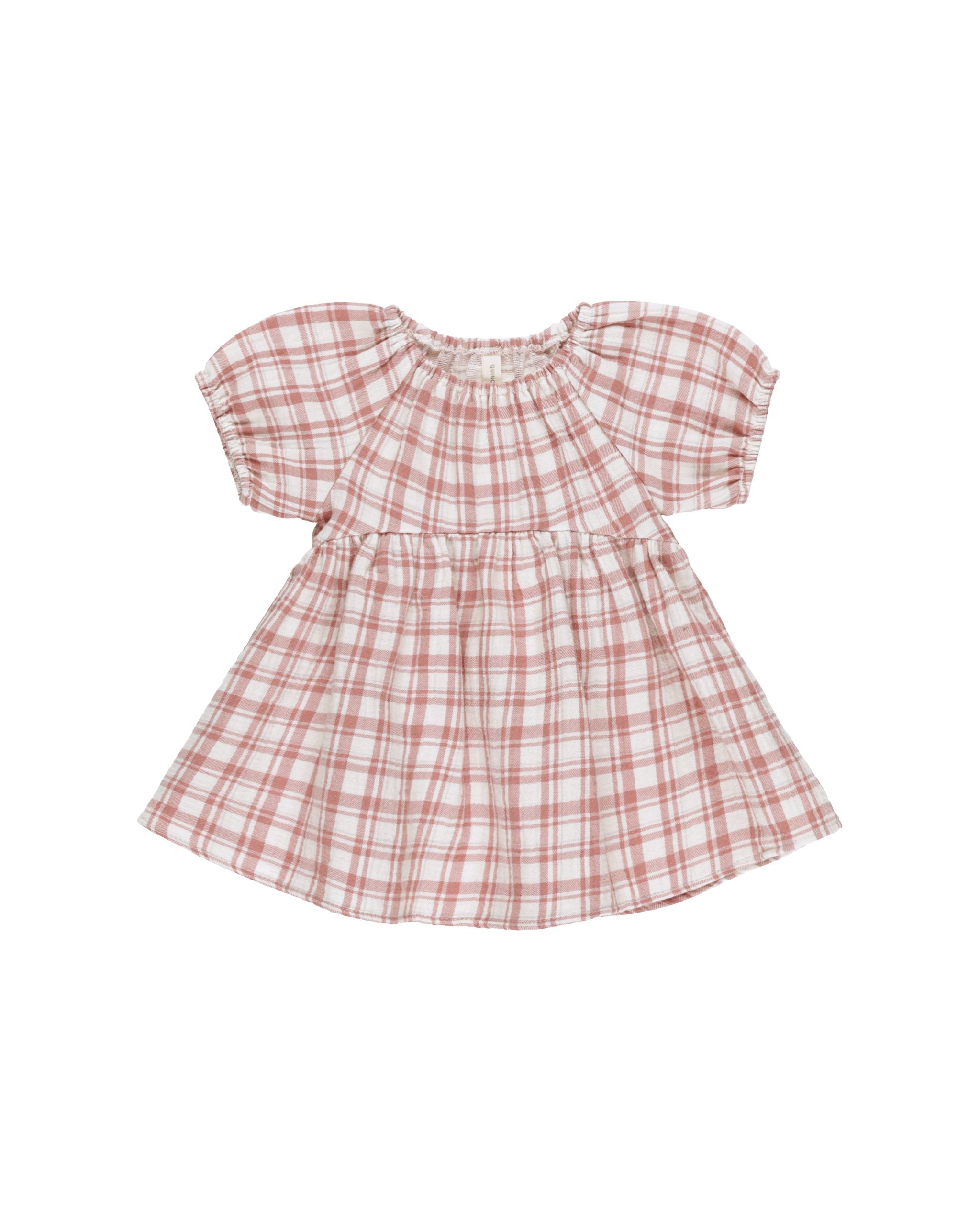 Bella Dress- Pink Plaid