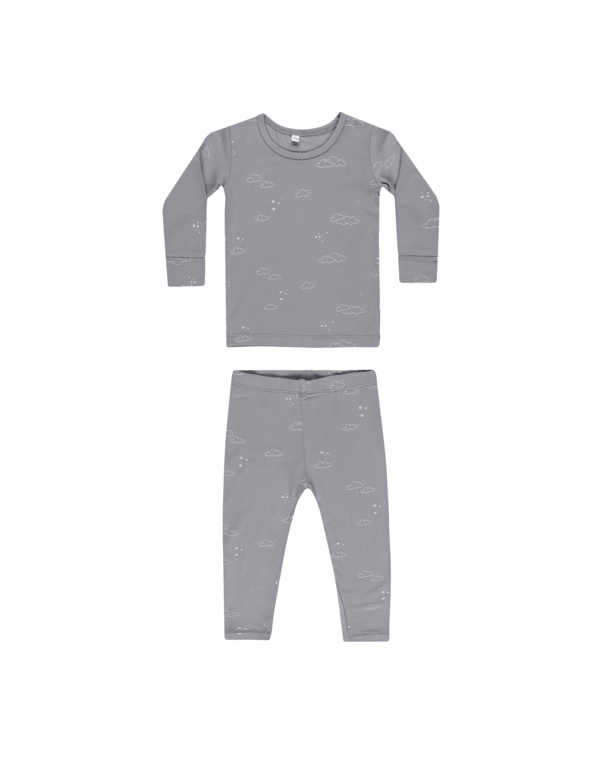 Bamboo Pajama Set- Clouds