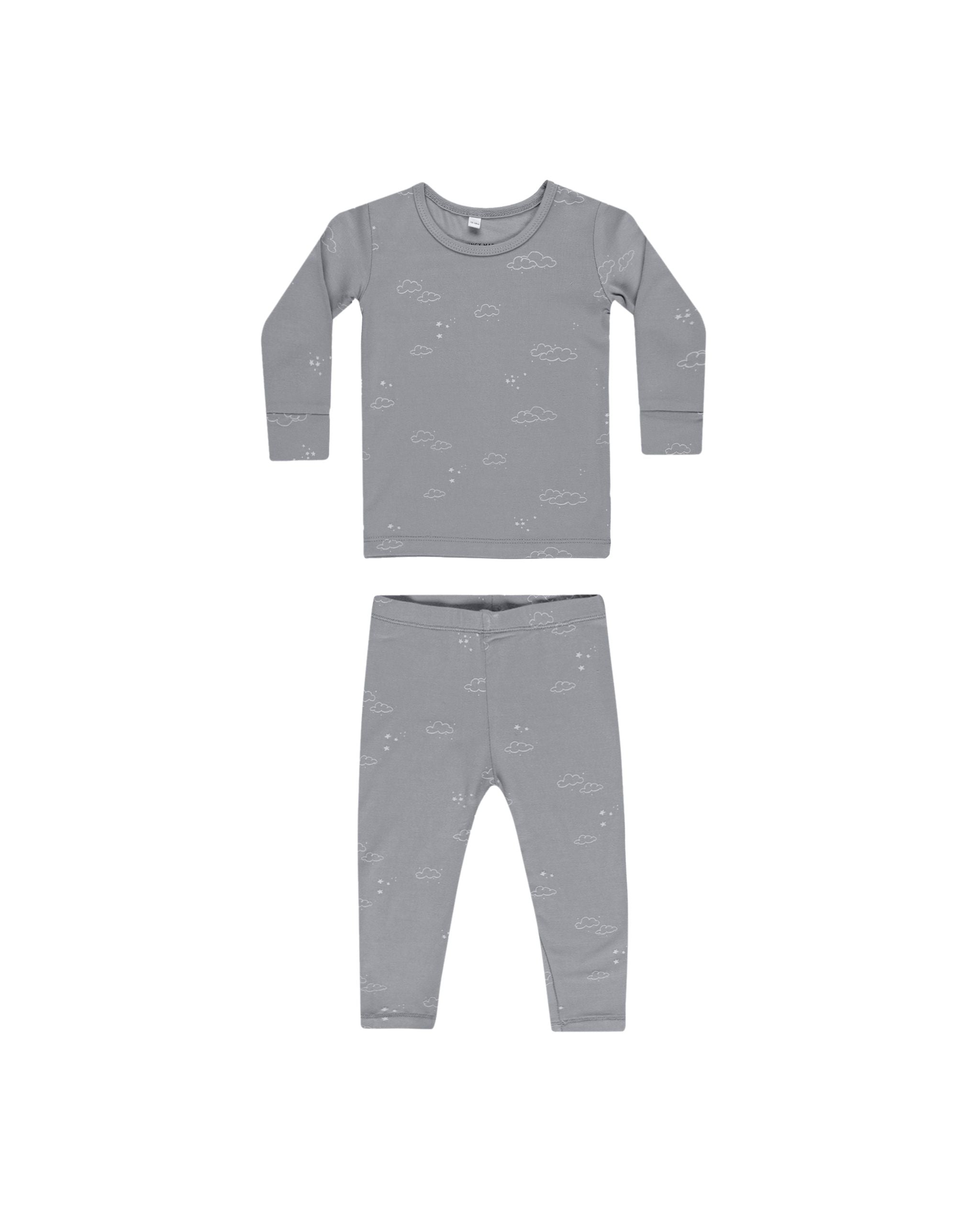 Bamboo Pajama Set- Clouds