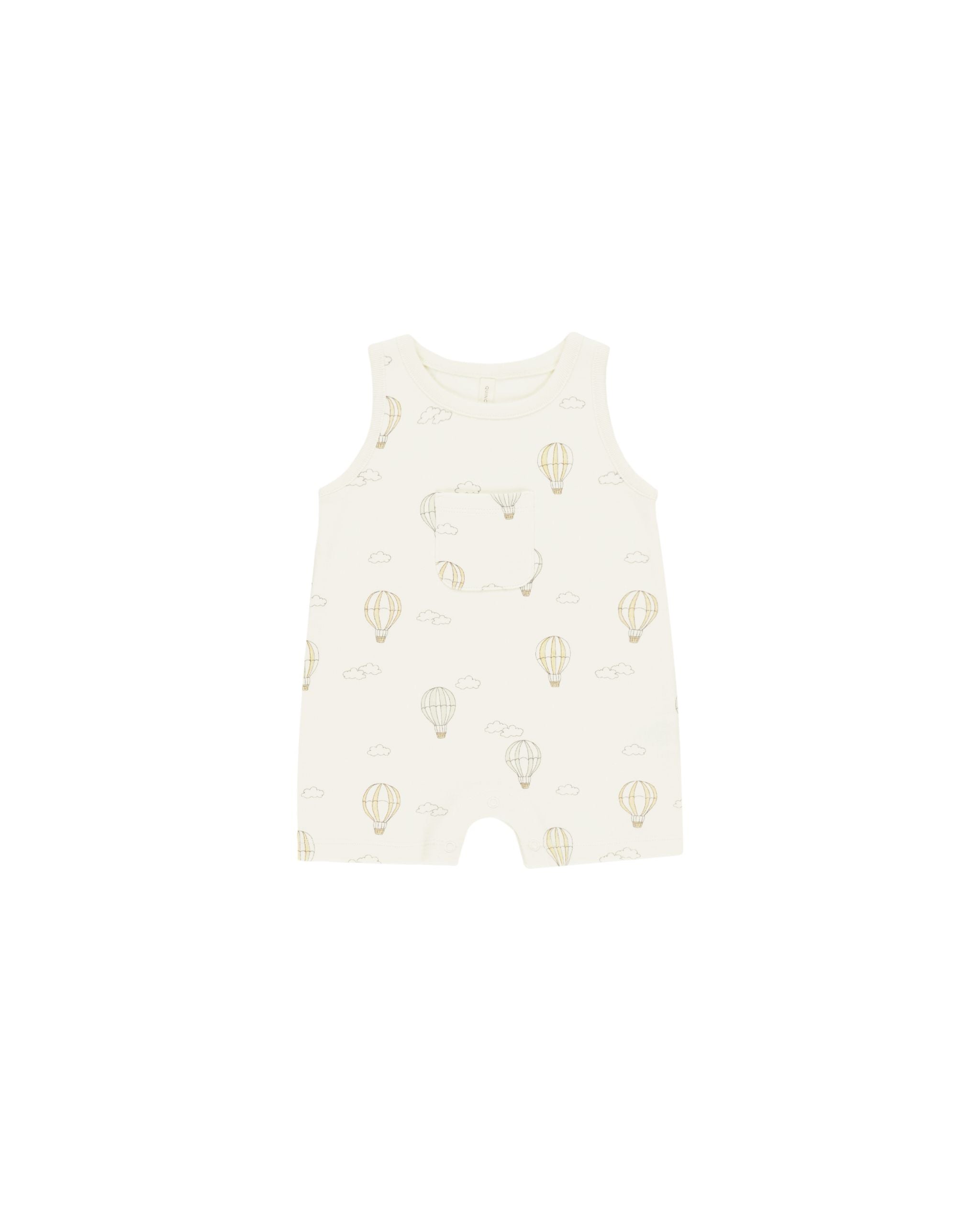 Sleeveless One-Piece- Hot Air Balloons