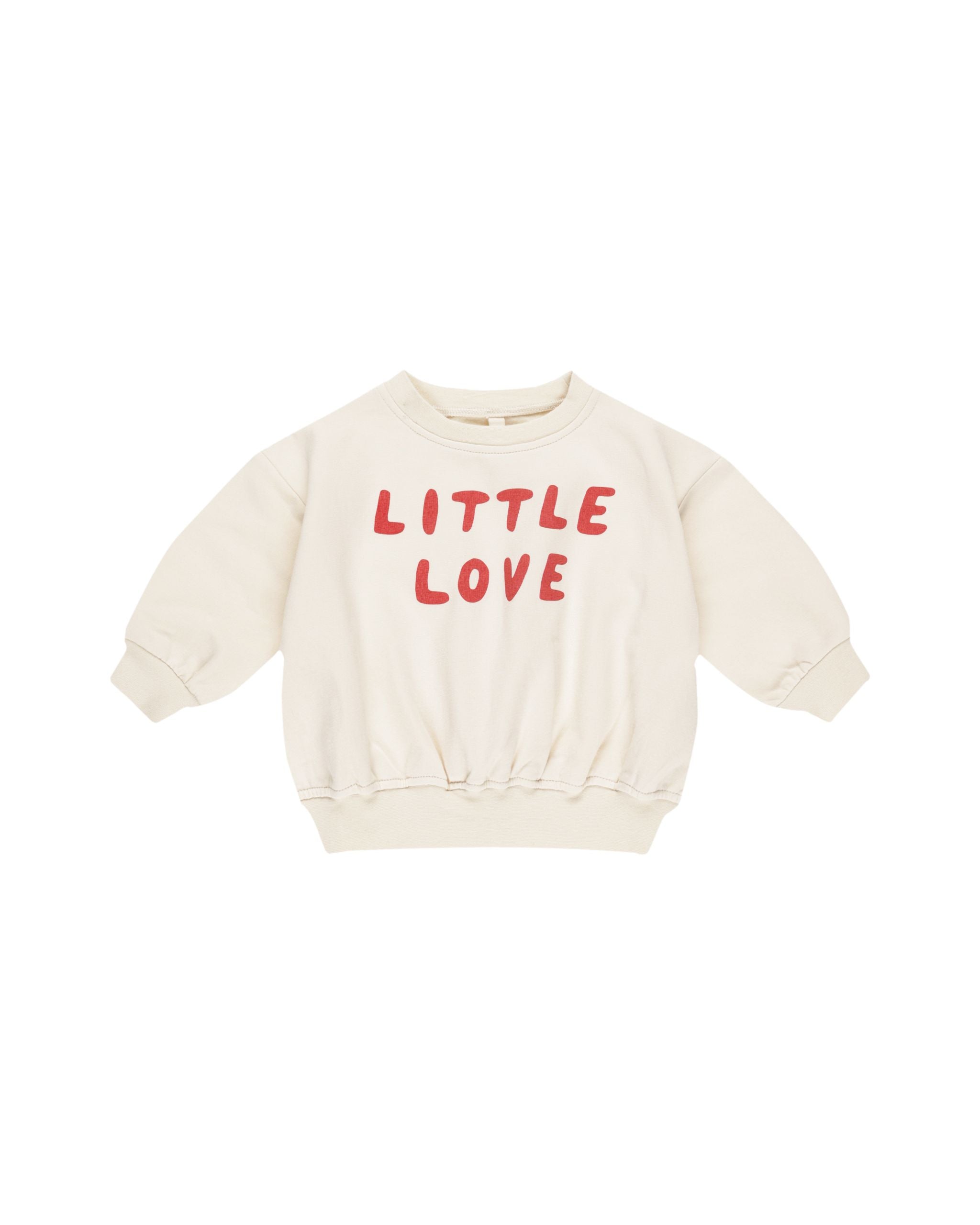 Relaxed Fleece Sweatshirt- Little Love