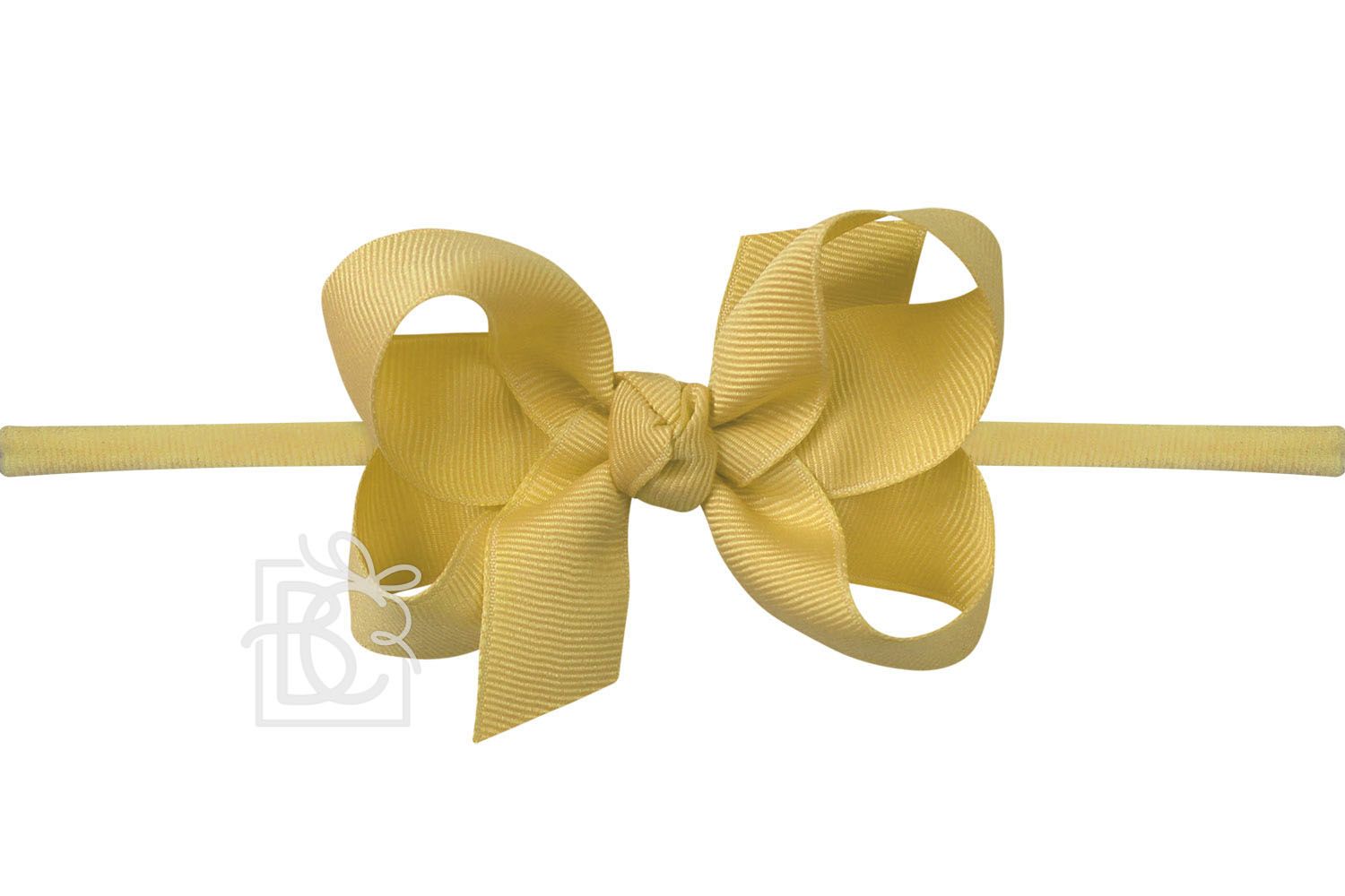 1/4" Pantyhose Headband w/  3.5" Med Bow