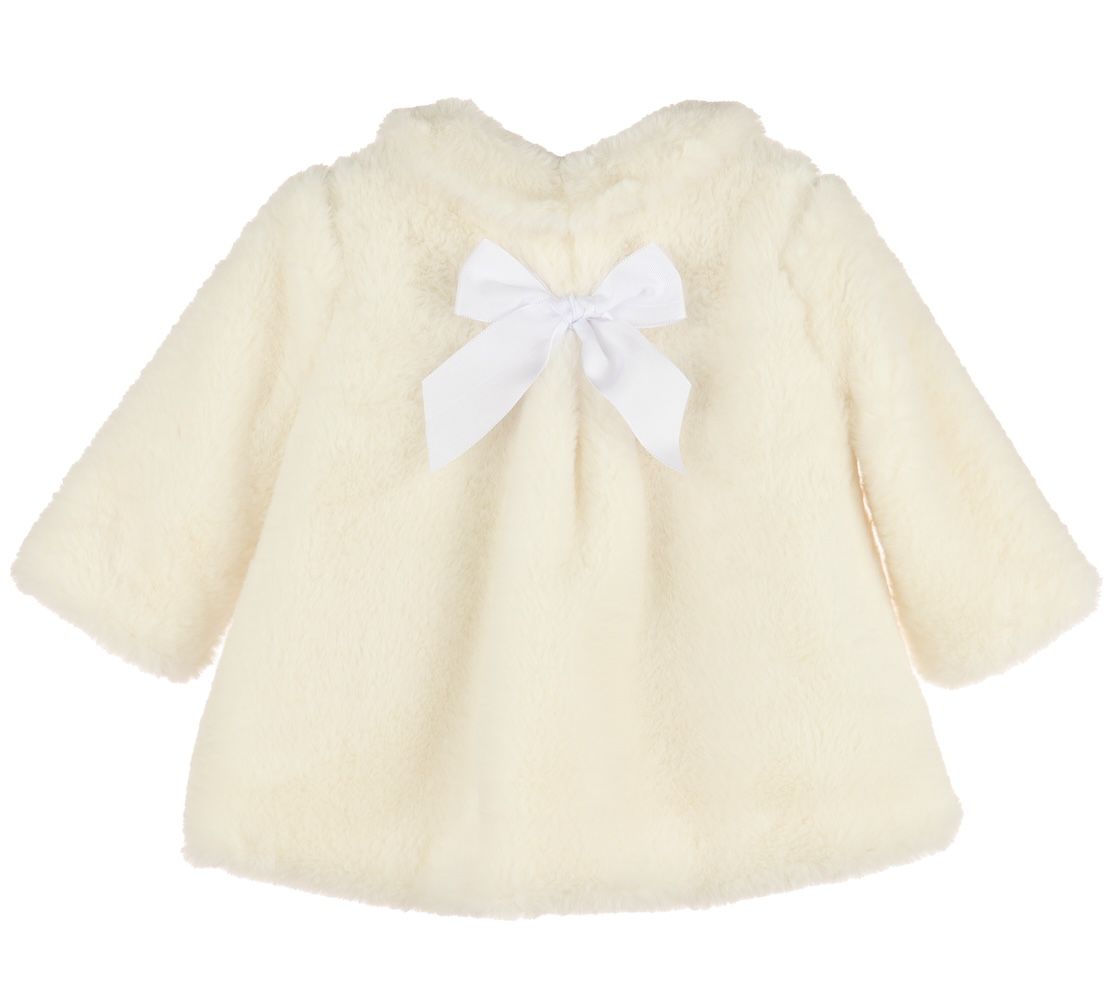 Cozy Fuzzy Coat - Ivory