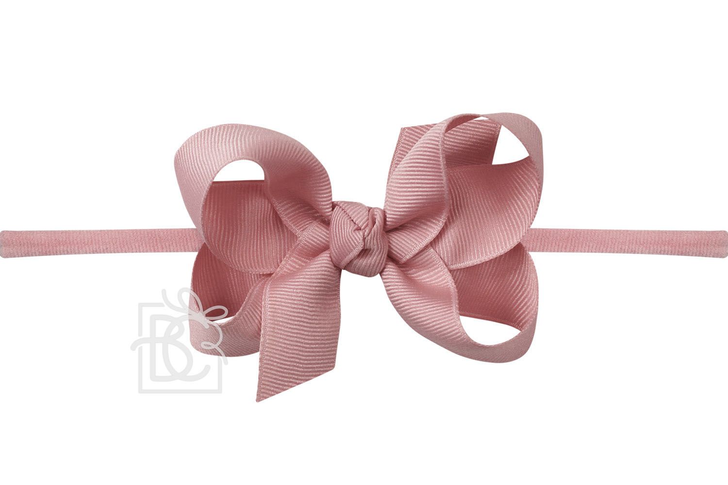 1/4" Pantyhose Headband w/  3.5" Med Bow