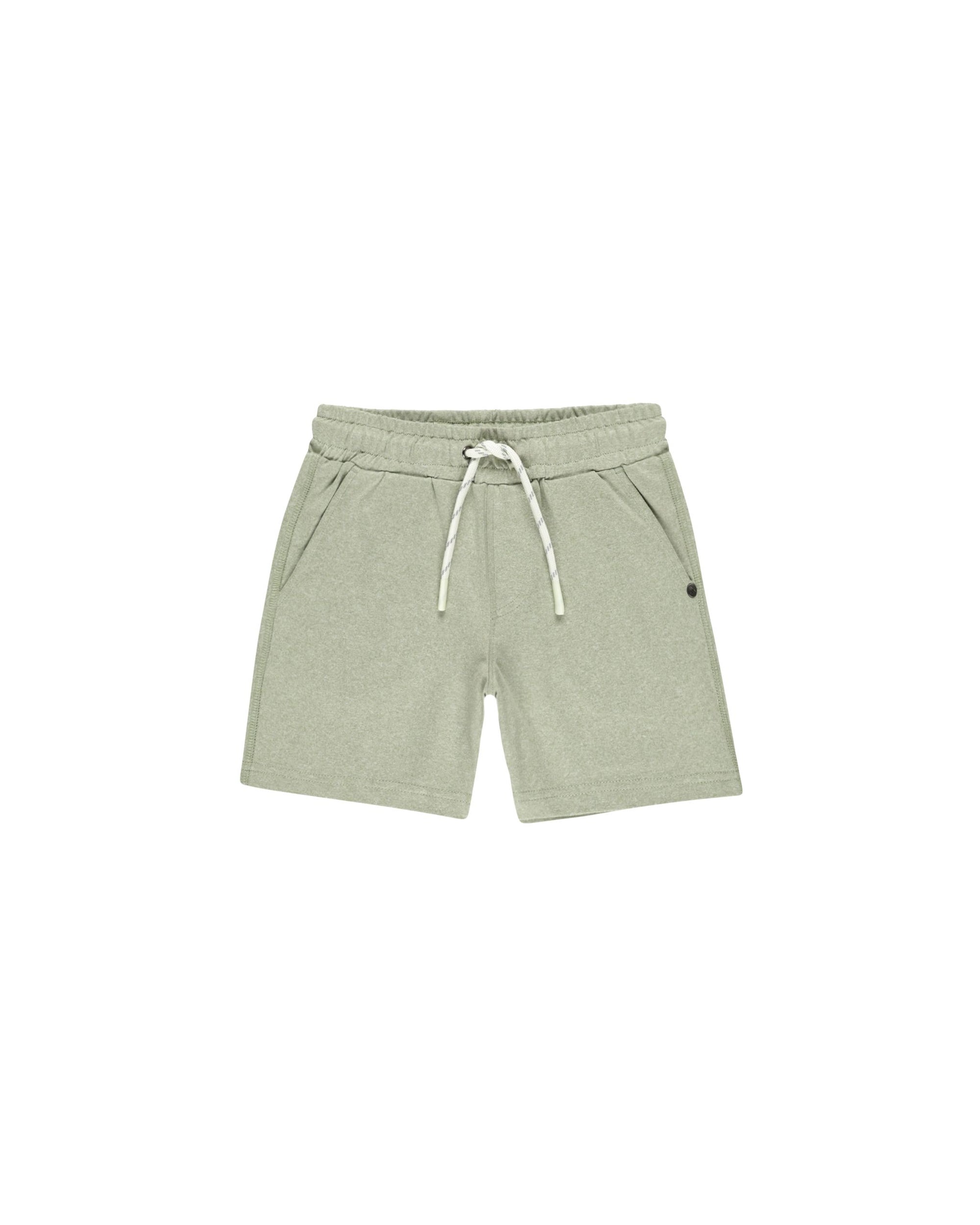 Oceanside Tech Short- Heathered Sage