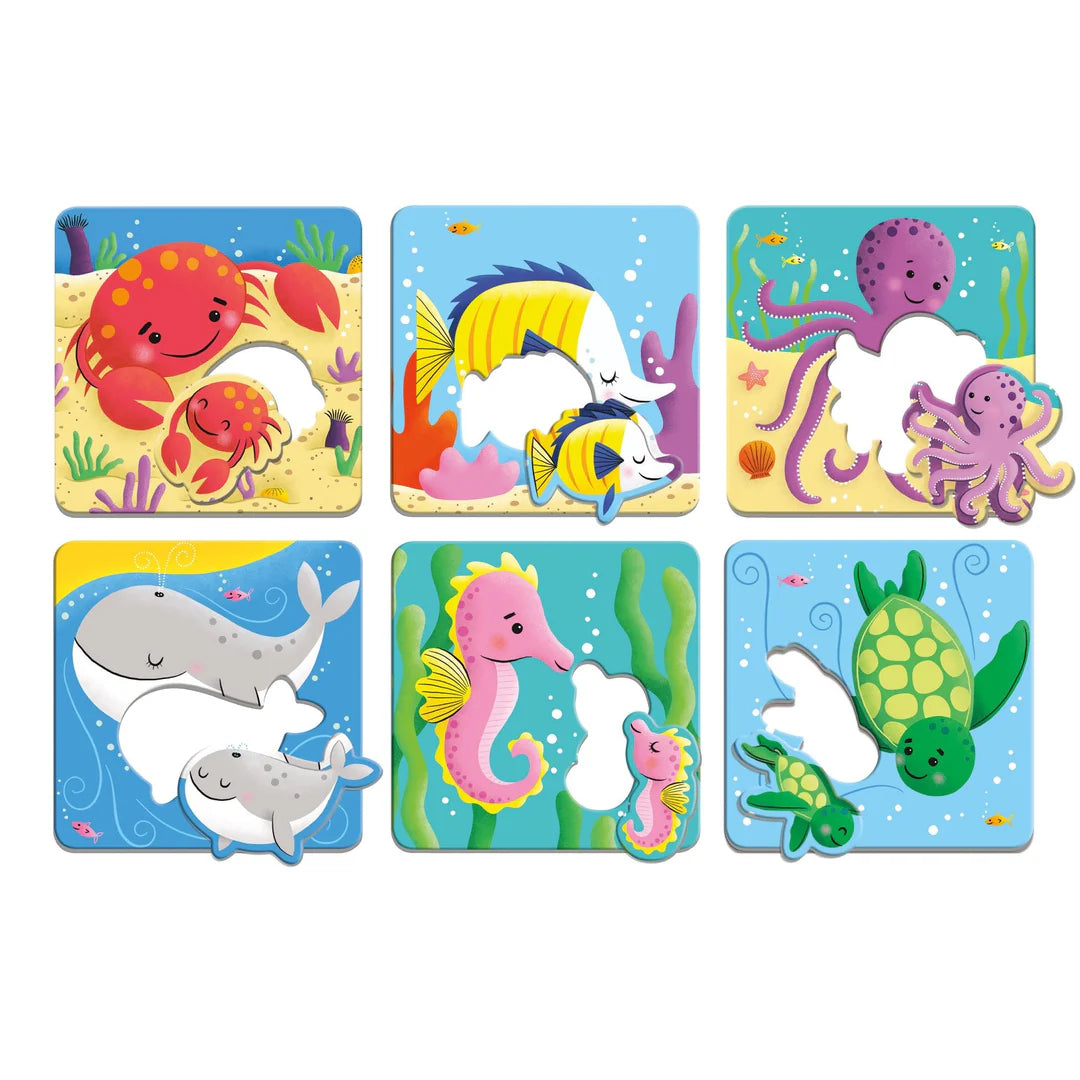 Ocean Babies  I Love You Match-Up Puzzles