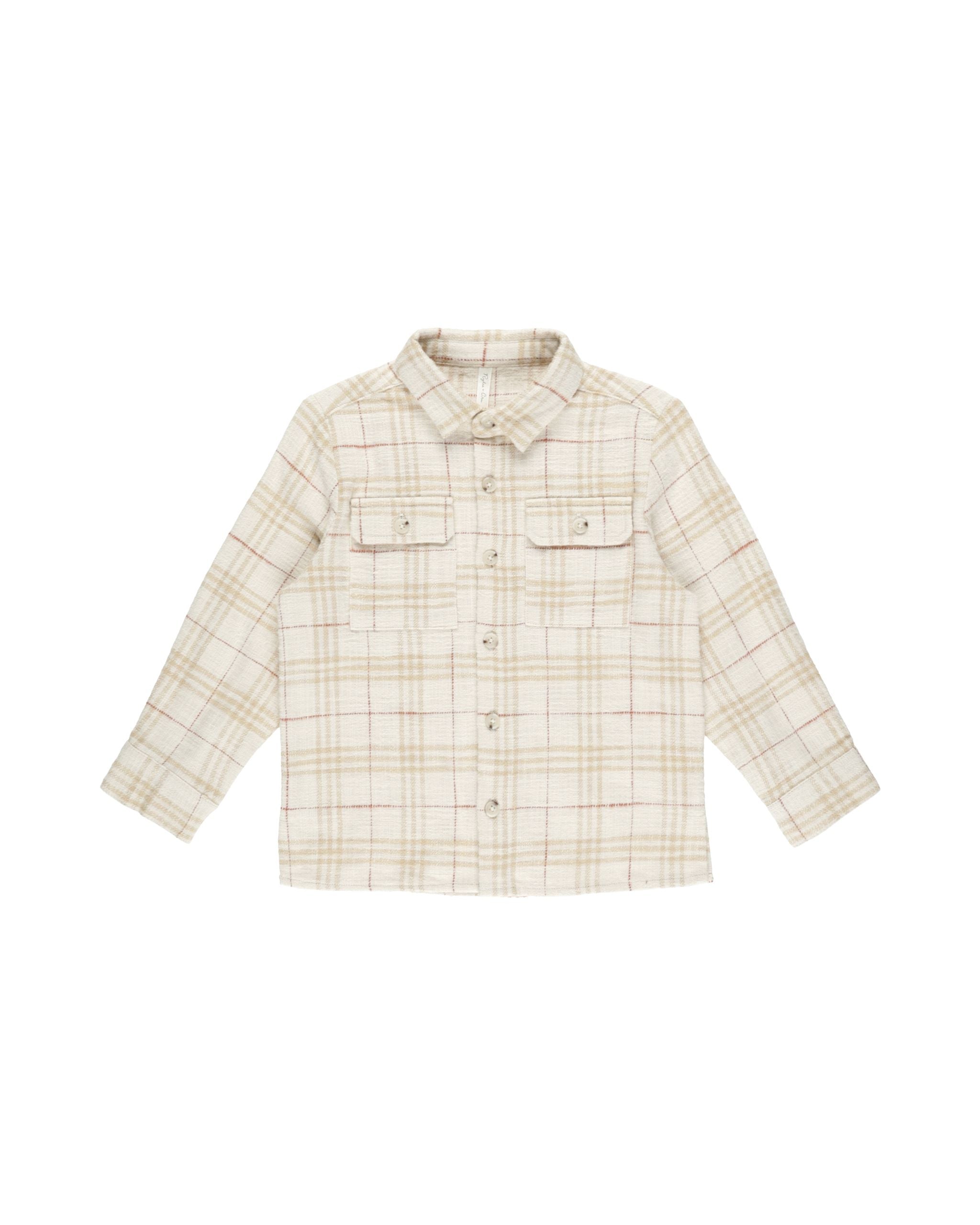 Collared LS Shirt - Vintage Plaid