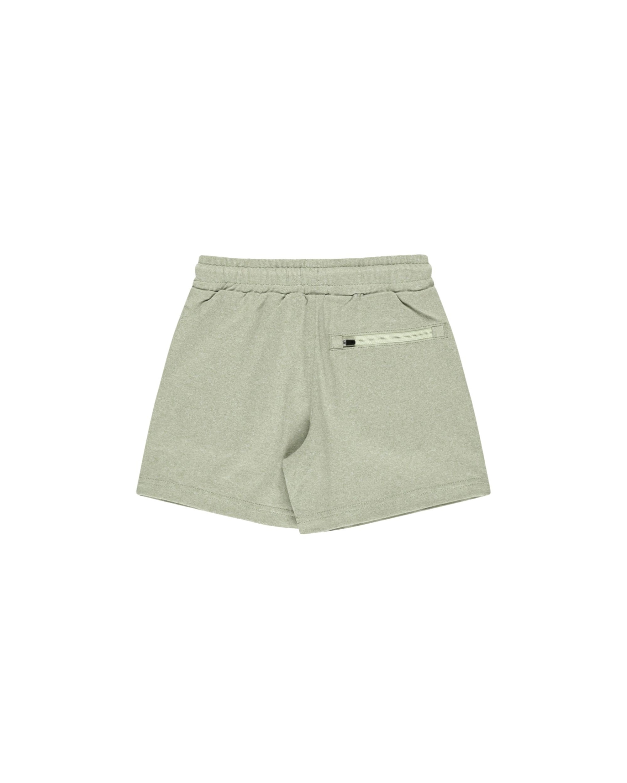 Oceanside Tech Short- Heathered Sage