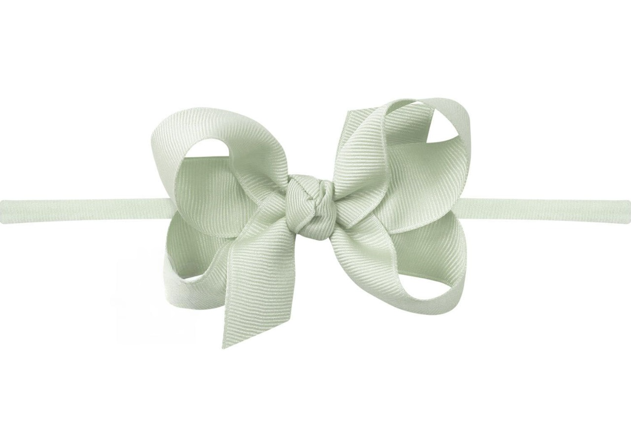 1/4" Pantyhose Headband w/  3.5" Med Bow