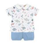 fishing day tee and bloomer set