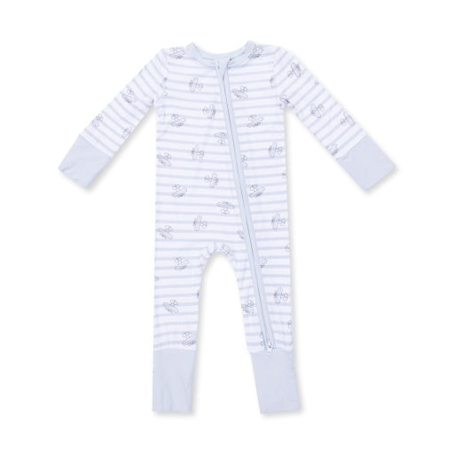 Airplane Stripe - Convertible Romper