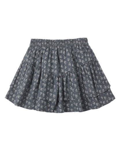 TIERED MINI SKIRT HEART DITSY
