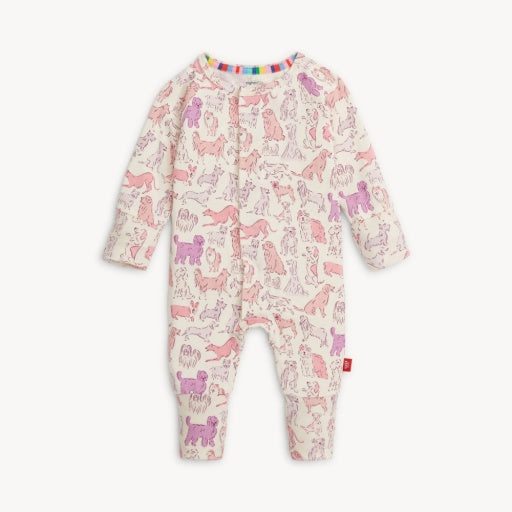 PINK IT'S A PAW-TY RF CONVERTIBLE COVERALL