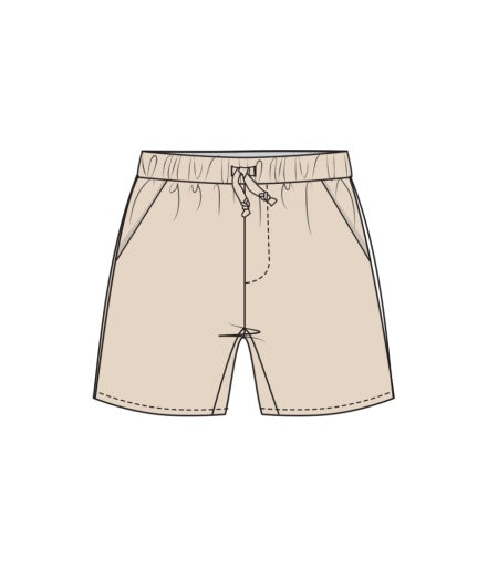 Muslin Short- Natural