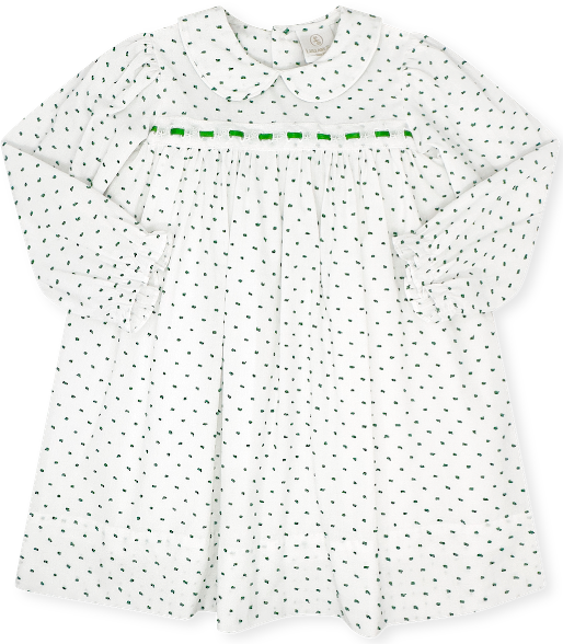 Ribbon Dress- Mistletoe