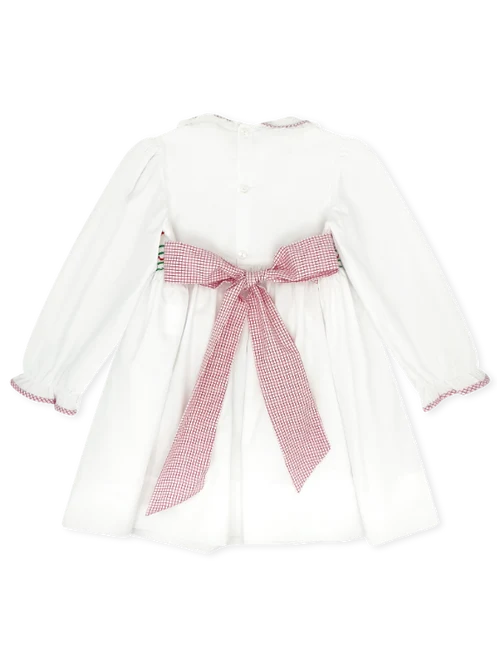 Sadie Dress- Redford Red Smocking