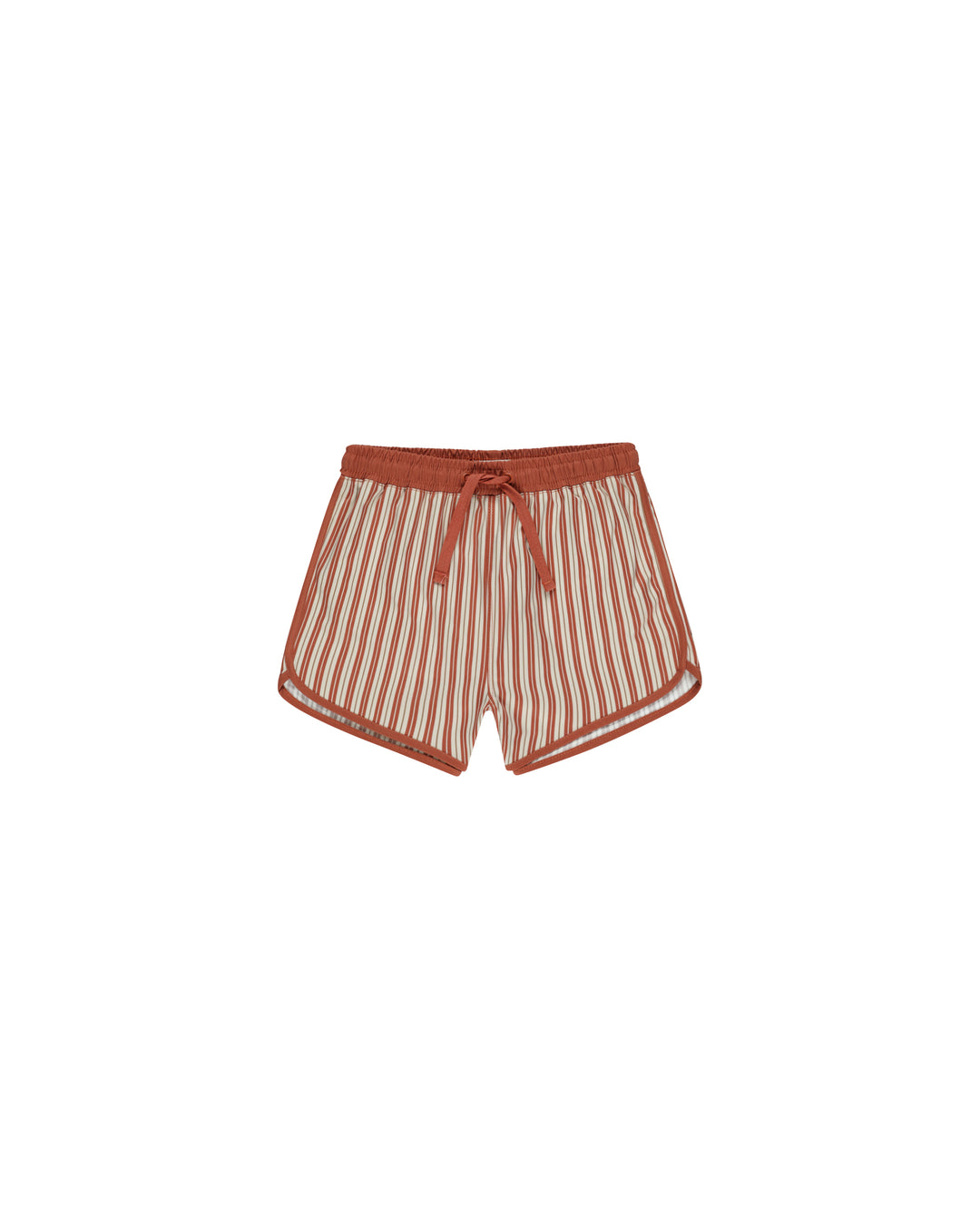 Swim Trunk - Poppy Pinstripe