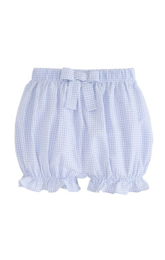 Bow Bloomers - Light Blue Gingham