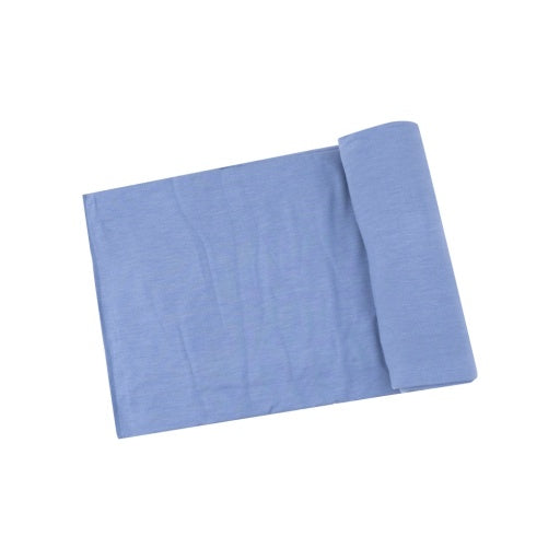 Solid Country Blue Swaddle Blanket