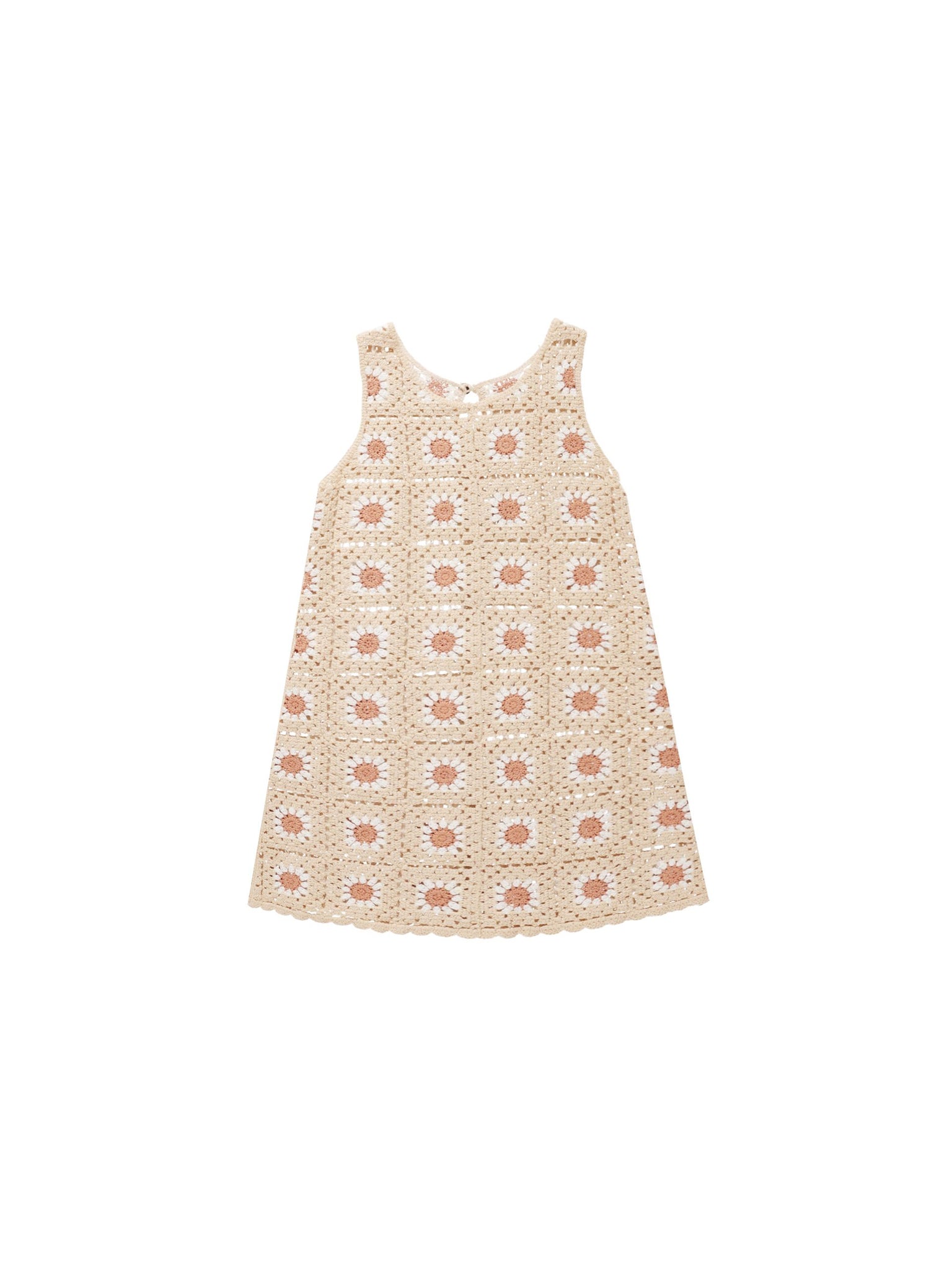 Crochet Mini Dress- Floral