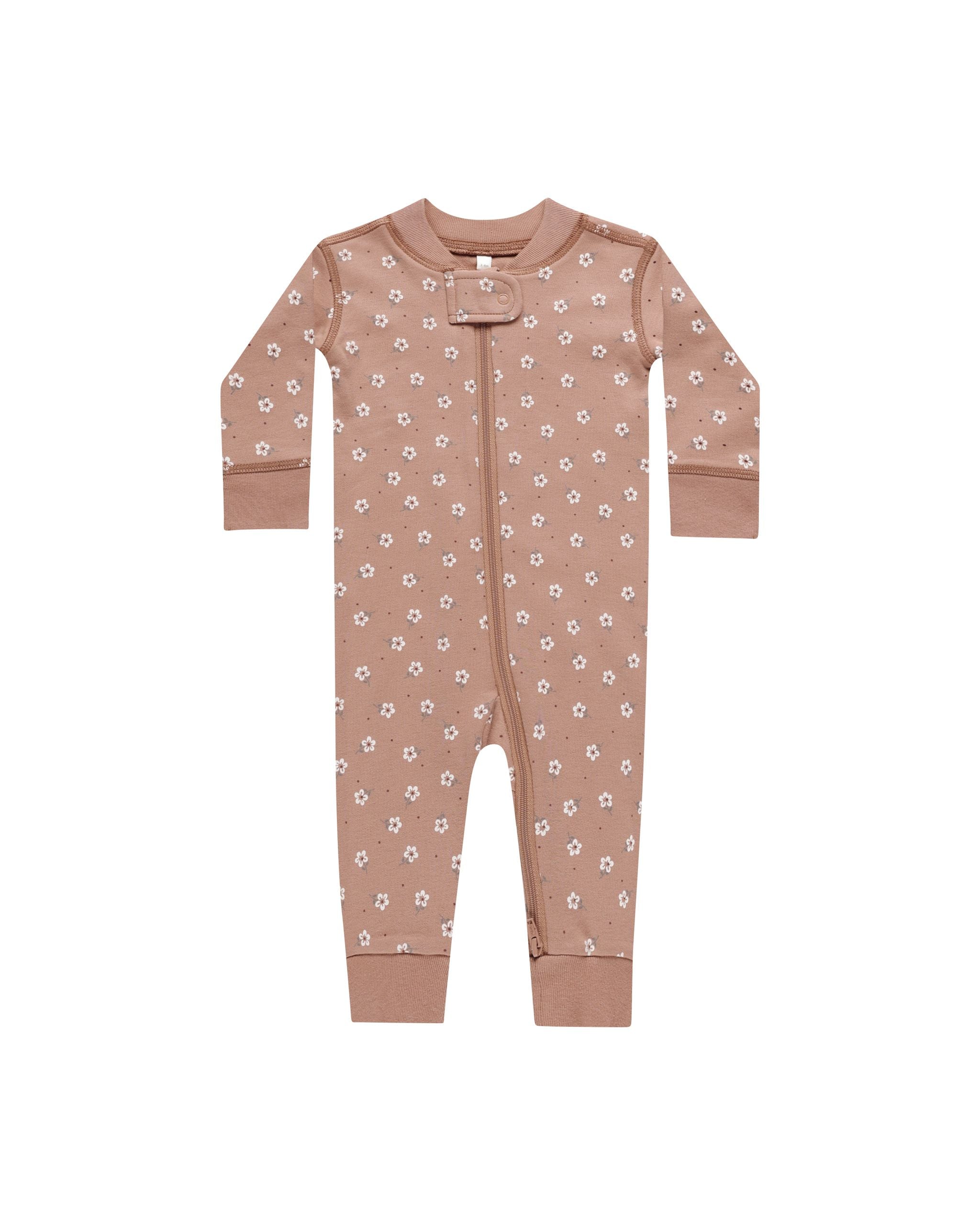 Zip LS Sleeper- Rose Ditsy