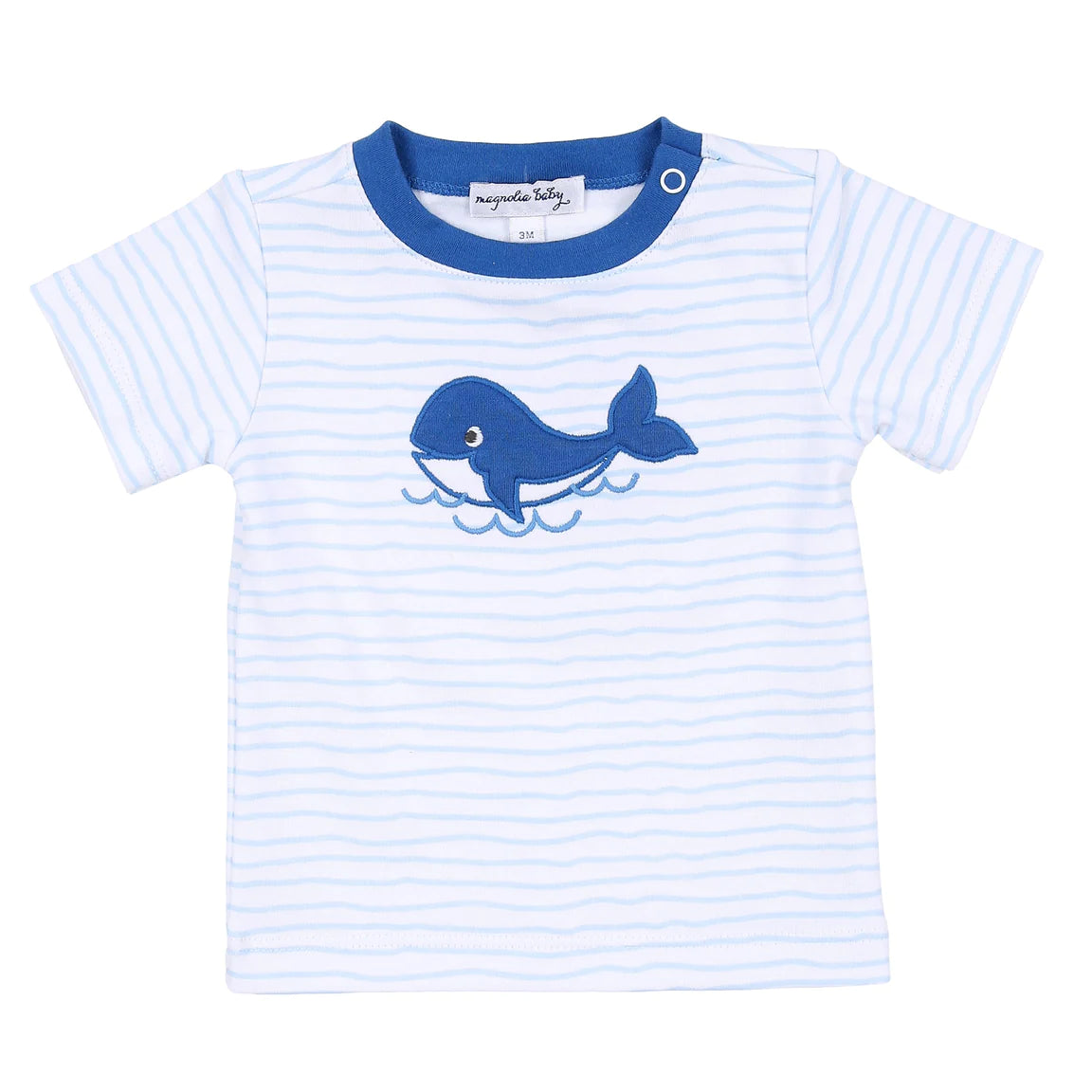Blue Whale Applique S/S T-Shirt