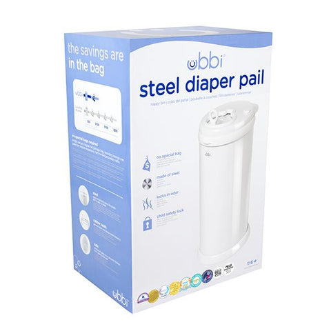 White Diaper Pail