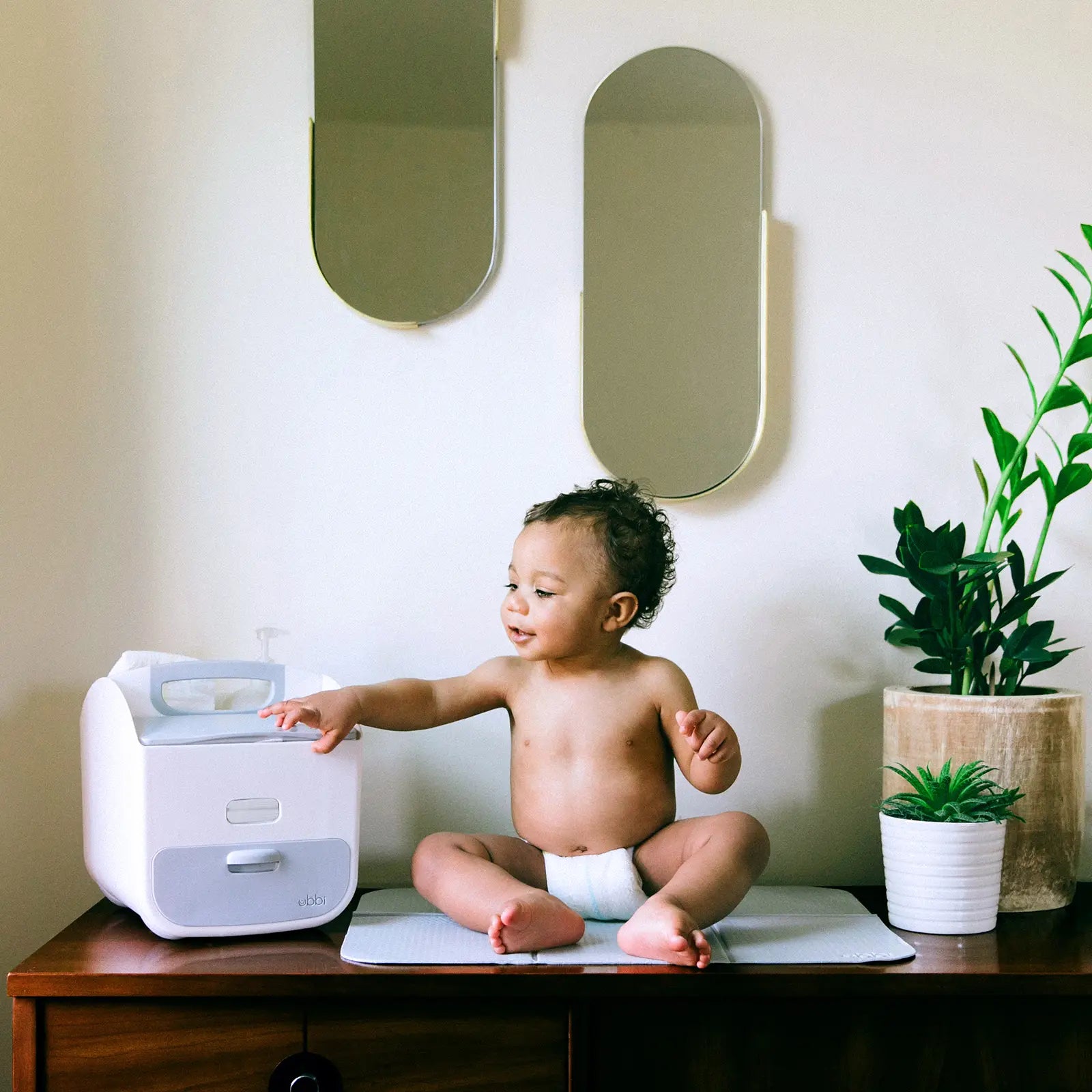 Diaper Caddy- Gray