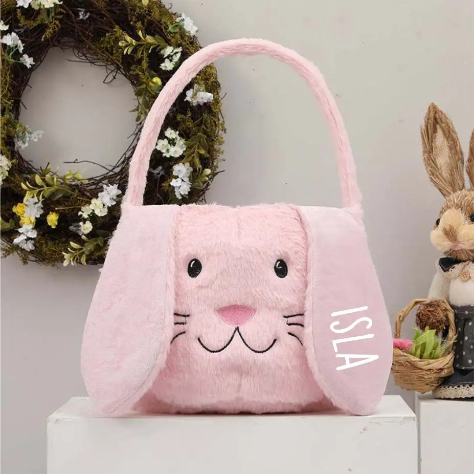 Easter Hunt Basket-  Pink Polly