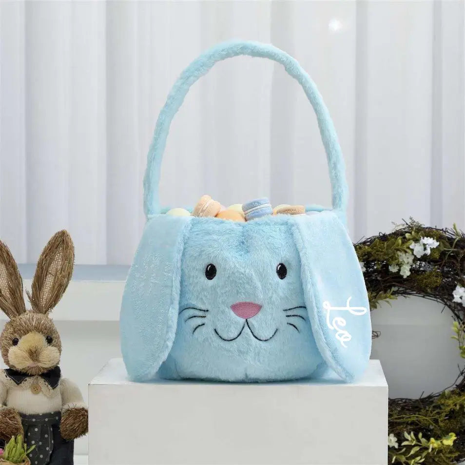 Easter Hunt Basket-  Light Blue