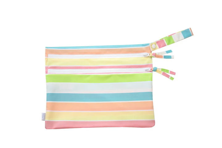 Waterproof Wet Bag- Rainbow Stripes