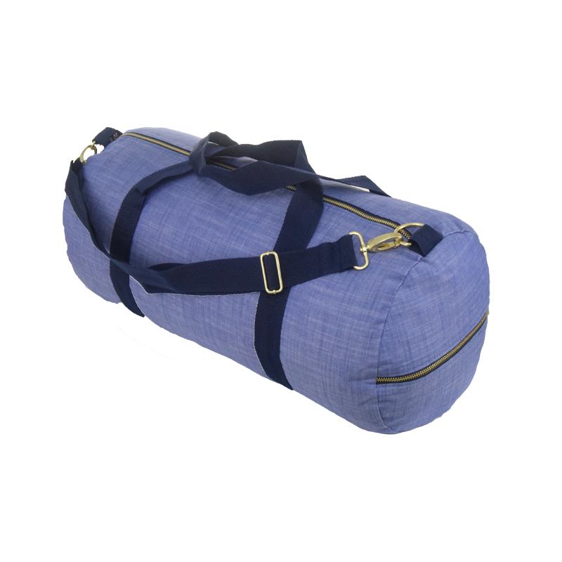 Weekender Duffel- Navy Chambray