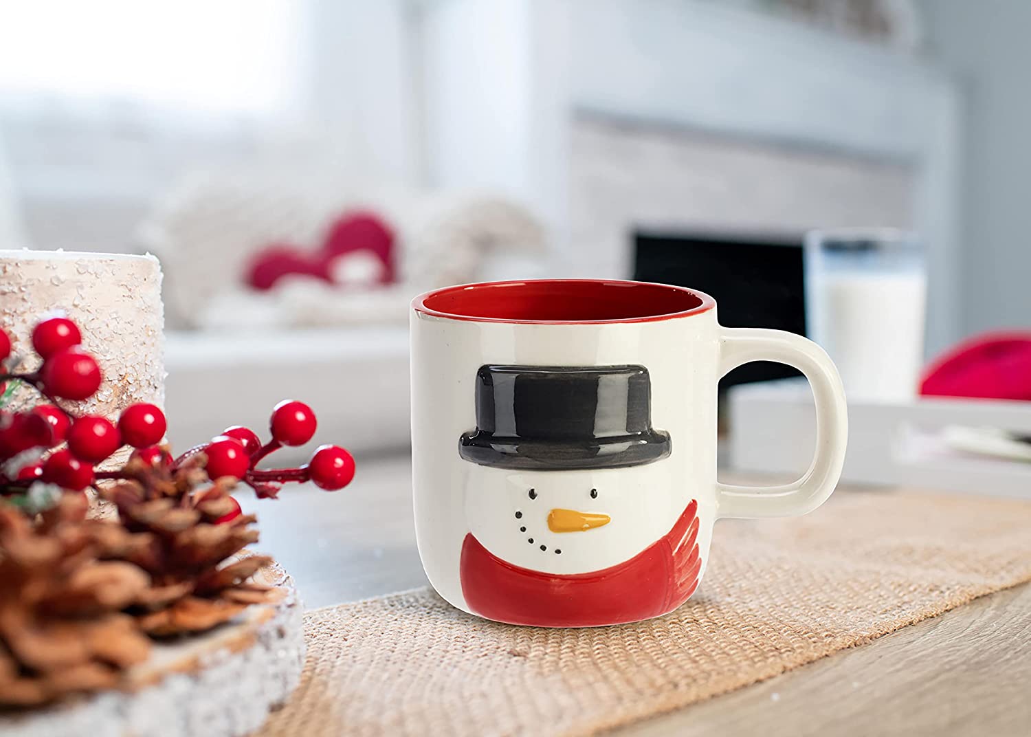 Ceramic Snowman Mug
