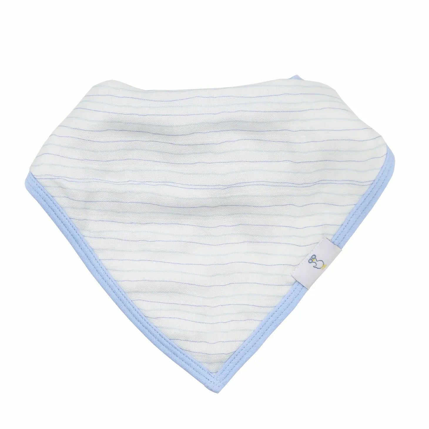 2 PK Muslin & Terry Cloth Bib Set- Popsicles/Stripes