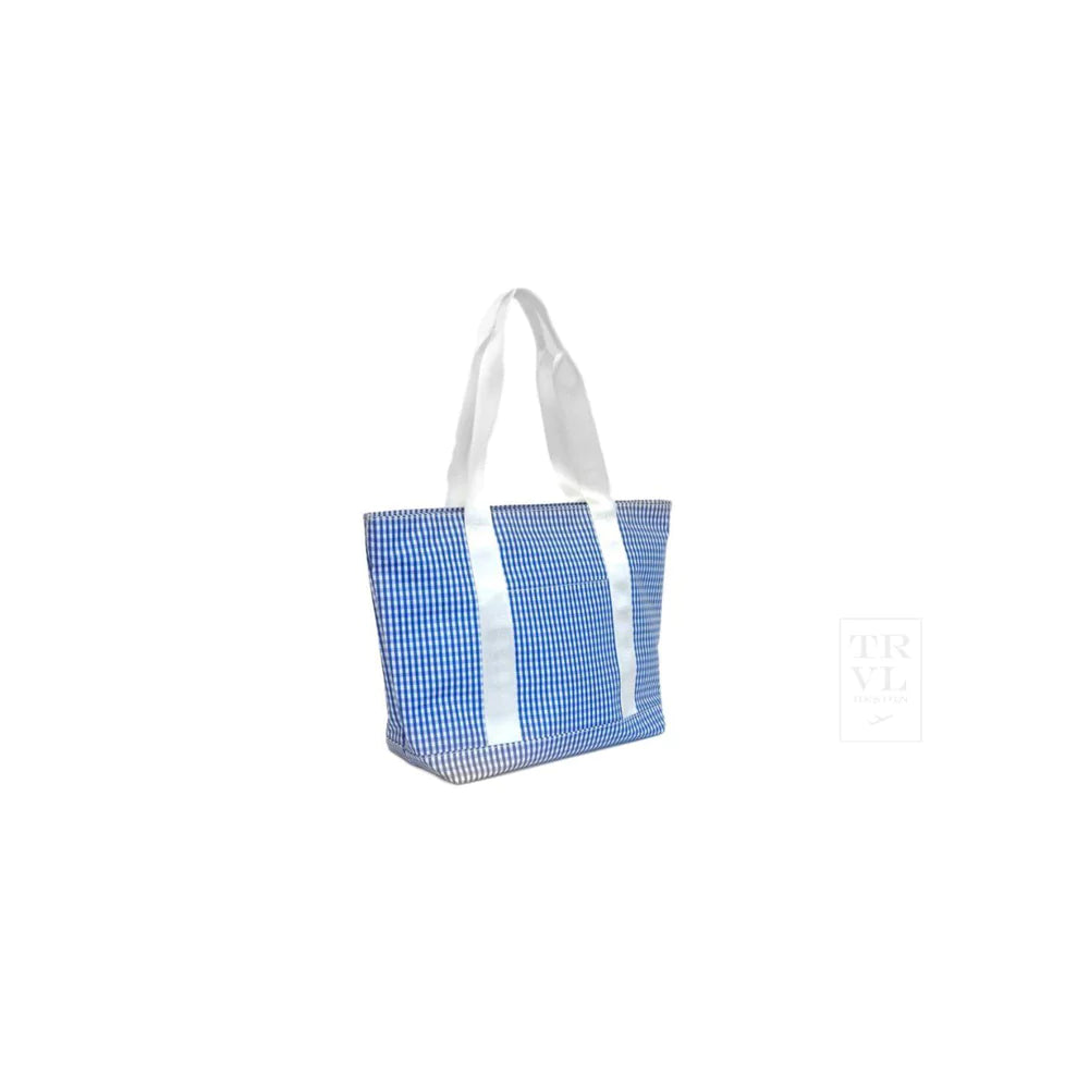 Classic Tote- Gingham Royal