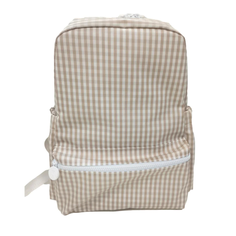 Backpacker- Gingham Khaki