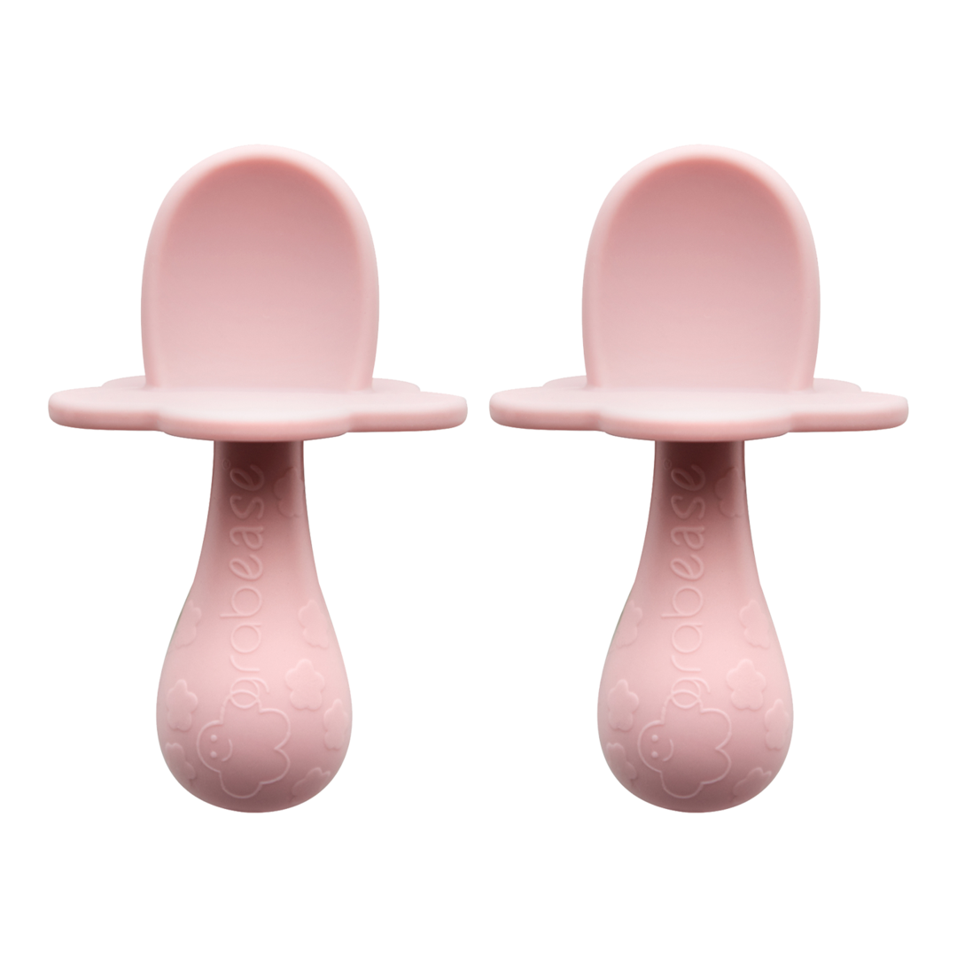 Silicone Spoons / Teether 2 Pack - Blush
