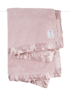 Chenille Blanket- Dusty Pink