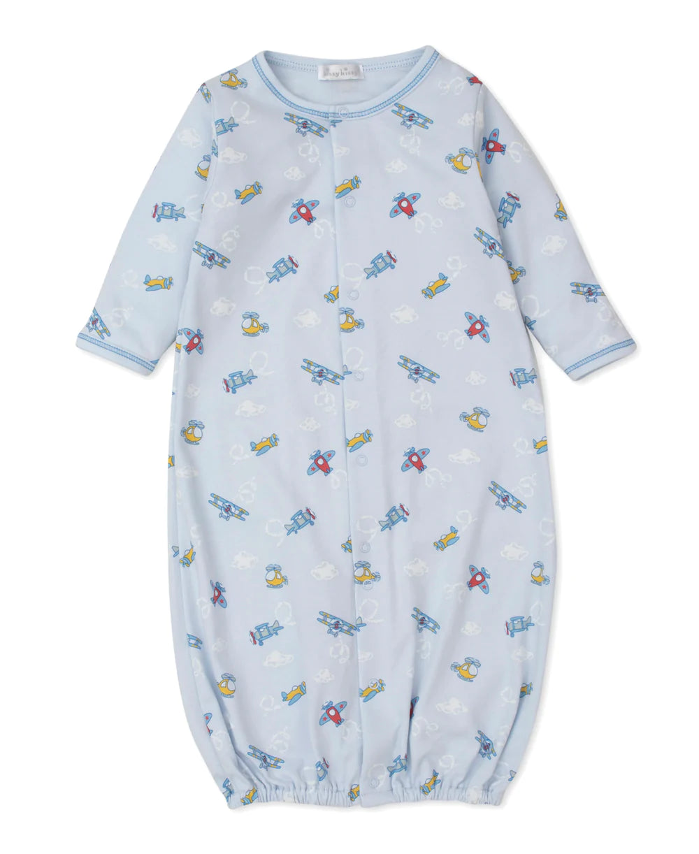 Blue Sky Planes-Conv Gown PRT- Lt. Blue