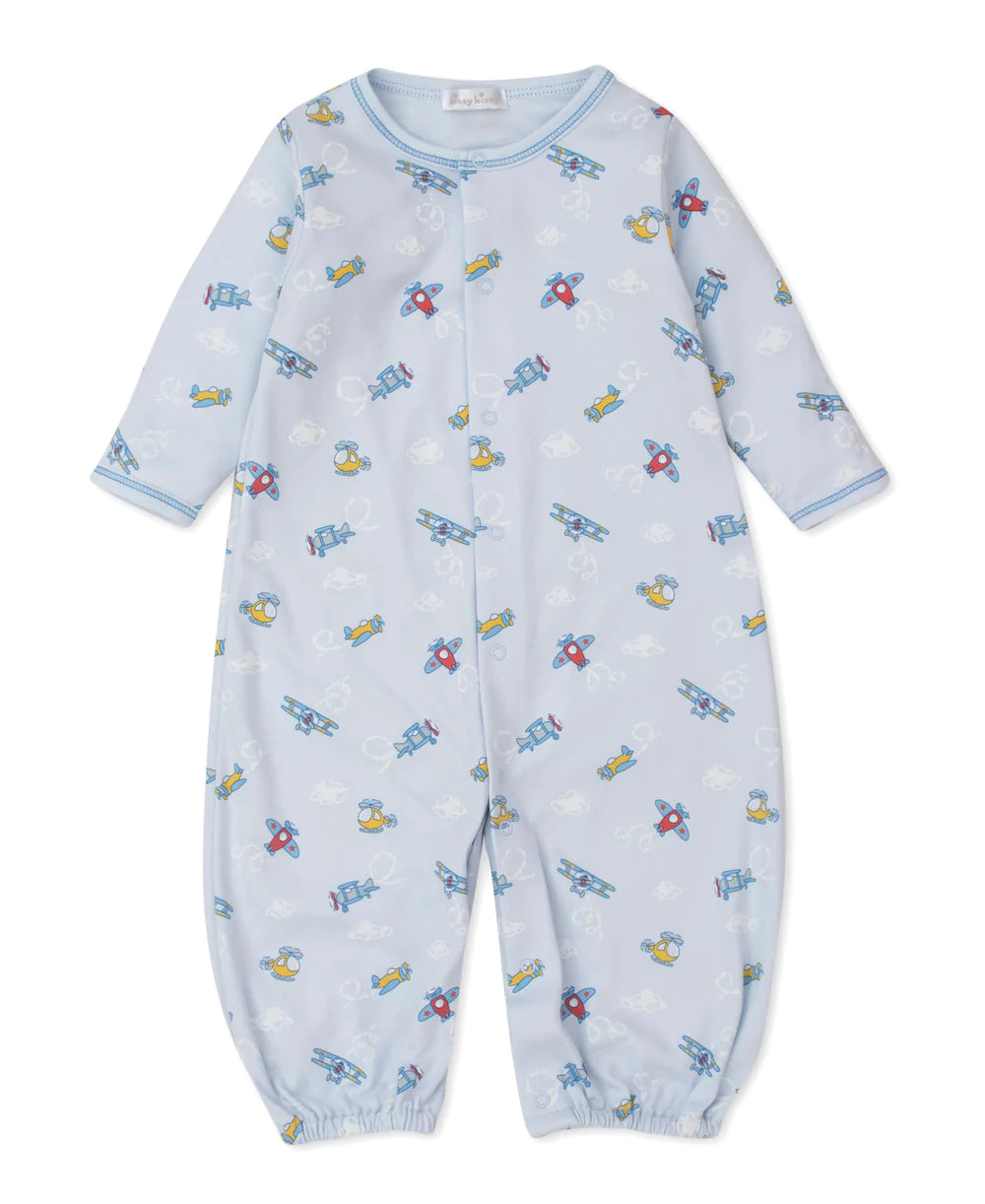 Blue Sky Planes-Conv Gown PRT- Lt. Blue