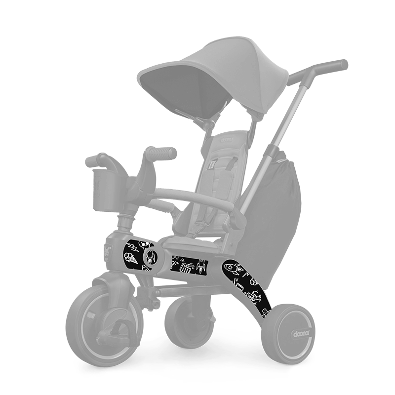 Liki Body Stickers- B&W Cool Sketch
