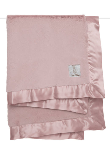 Luxe Solid Blanket- Dusty Pink