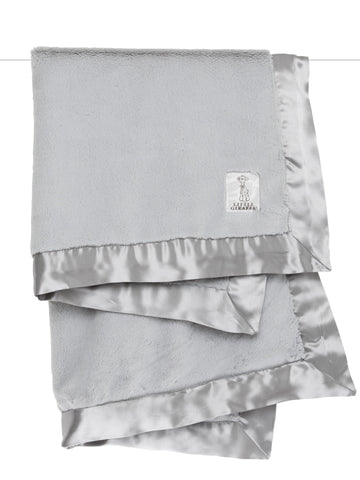 Luxe Solid Blanket- Silver