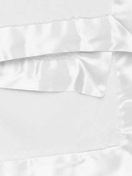 Luxe Solid Blanket-  White