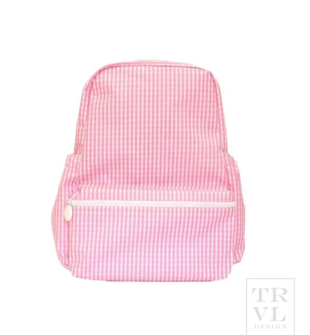 Mini Backpacker- Gingham Pink