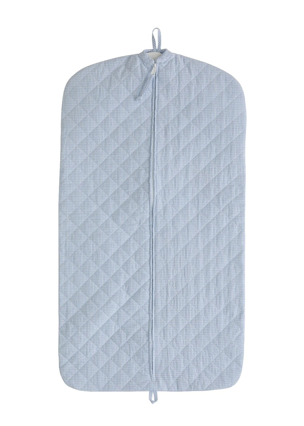 Quilted Luggage Garment Bag in Lt. Blue