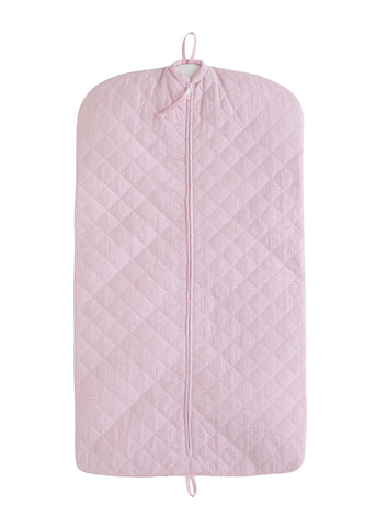 Quilted Luggage Garment Bag in Lt. Pink