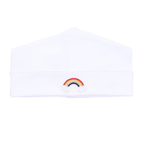 Rainbow Embroidered Baby Hat