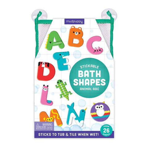 Bath Shapes Animal ABC Stickable Foam