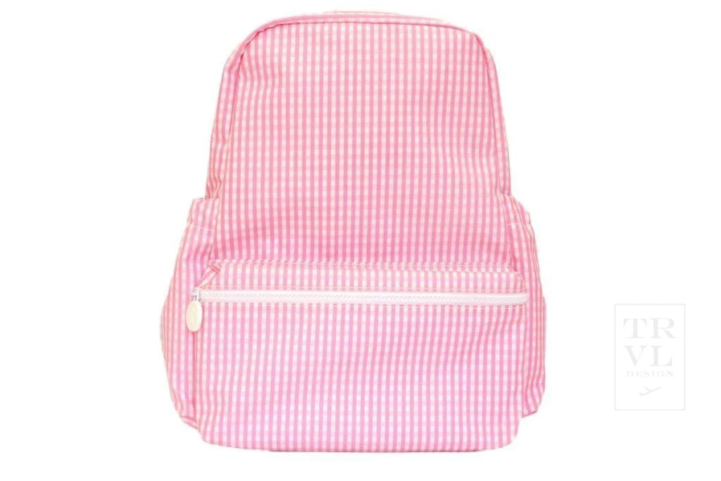 Backpacker- Gingham Pink
